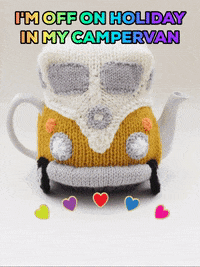 Happy Holidays Camper GIF by TeaCosyFolk