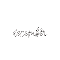 Winter December Sticker