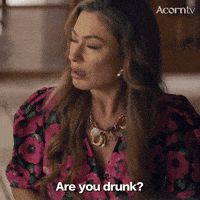 Are You Drunk Alicia Silverstone GIF by Acorn TV
