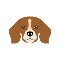 Dog Beagle Sticker by Pri Smrčku