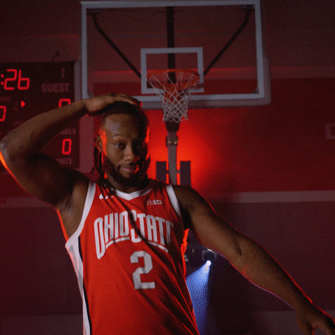 Basketball Dunk GIF by Ohio State Athletics