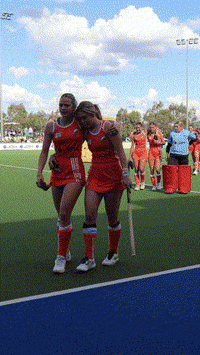 hockeyqueensland orange australia champions field hockey GIF