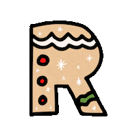 Christmas R Sticker