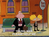 hey arnold nick splat GIF