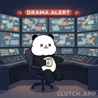 Watching Oh No GIF by Kanpai Pandas