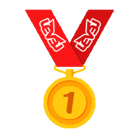 Gold Medal Medalla Plata Sticker by Level