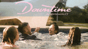 DowntimeSlides fun water yay jump GIF
