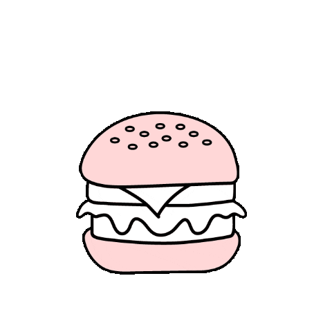 Food Burger Sticker by TallAgency