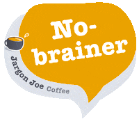 The Office No Brainer Sticker by Jargon Joe