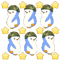 Huddle Up Lets Go Sticker by Pudgy Penguins