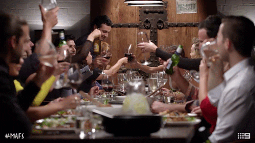 cheers mafs GIF by Married At First Sight Australia