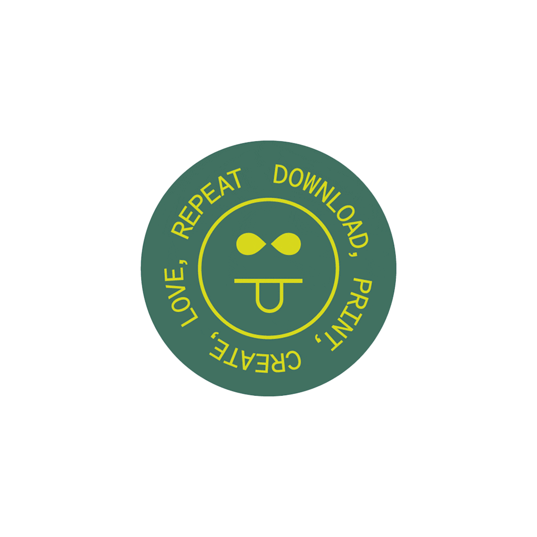 ENABLE3D sticker smiley 3d print enable3d Sticker