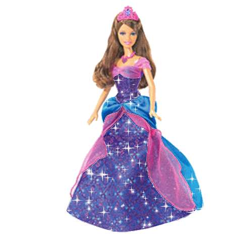 princess barbie STICKER