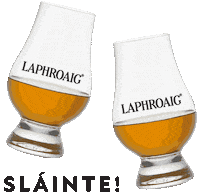 LaphroaigWhisky bottle dram fol islay Sticker
