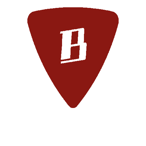 Brandstein logo pun bs punainen Sticker