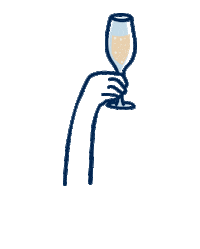 PLOCapp champagne ploc plocapp Sticker