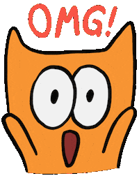 Cat Wow Sticker