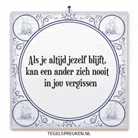 Nl Spreuk GIF by Tegelspreuken.nl