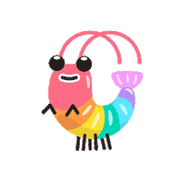 Ocean Life Pink Sticker
