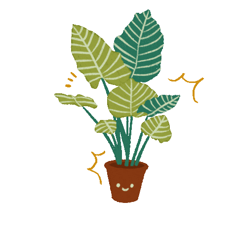 Illustration Plant Sticker