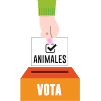 Vota Sticker by Vegetarianos Hoy
