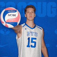 Ncaa Volleyball Go Cougs GIF by BYU Cougars