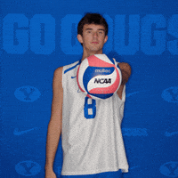 Ncaa Volleyball Go Cougs GIF by BYU Cougars