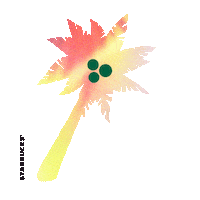 Palm Tree Summer Sticker by Starbucks