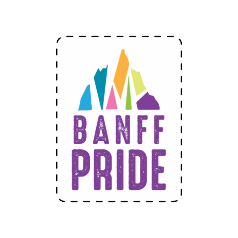 BanffPride giphygifmaker pride loveislove banff Sticker