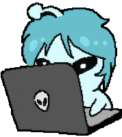 Computer Type Sticker