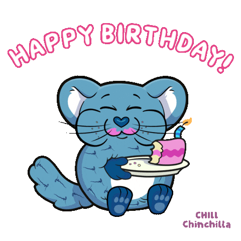 Happy Birthday Eating Sticker by VeeFriends
