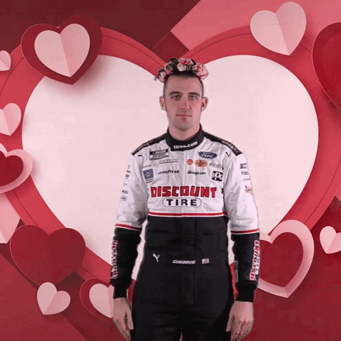 Valentines Day Cindric GIF by NASCAR