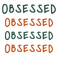 Obsessed Sticker by ITOOH Homestyle