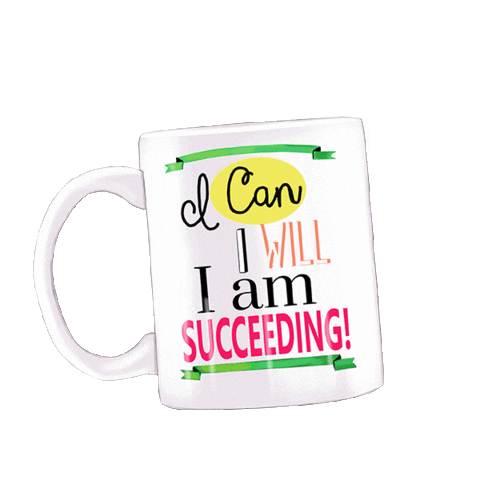 coffee success Sticker by Stacia Pierce