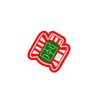 clublosandes soccer red white green Sticker