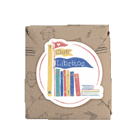 Club_Libritos club colores libros niños Sticker