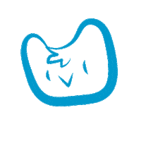 alejandrowl blue look head nervous Sticker