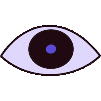 juliet2104 cool look eye draw Sticker