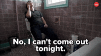 Can't come out