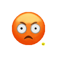 Angry Emoji Sticker by Digi