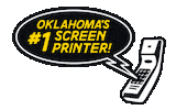 Oklahoma_Shirt_Company phone oklahoma calling phone call Sticker