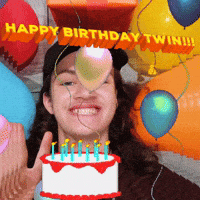 LiffyDurp birthday magic happybirthday happy birthday twin GIF