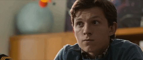 looking around tom holland GIF by Spider-Man