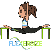 Dance Stretching Sticker by FLEXERSIZE