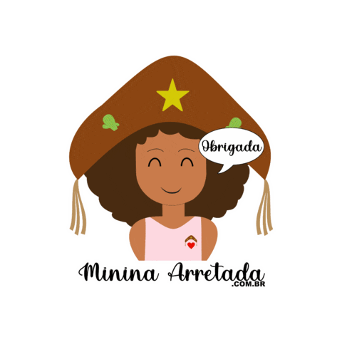 MininaArretada giphygifmaker obrigado obrigada minina arretada Sticker