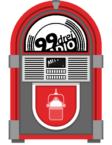 Jukebox Hochschule Sticker by 99drei Radio Mittweida