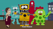 yo gabba gabba costumes GIF by South Park 