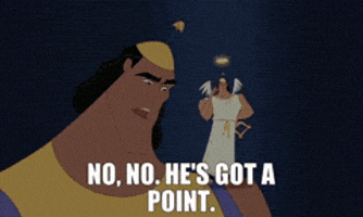 Emperors New Groove Got A Point GIF
