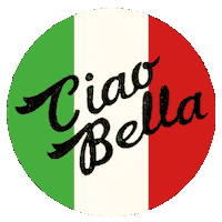 ciao bella pizza Sticker