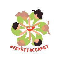 Csapat Sticker by MOL Magyarország